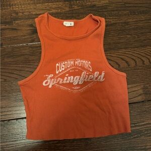 Garage Orange Custom Motors Tank